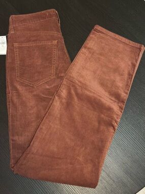 Old Navy Rust Brown Corduroy Women's Jeans